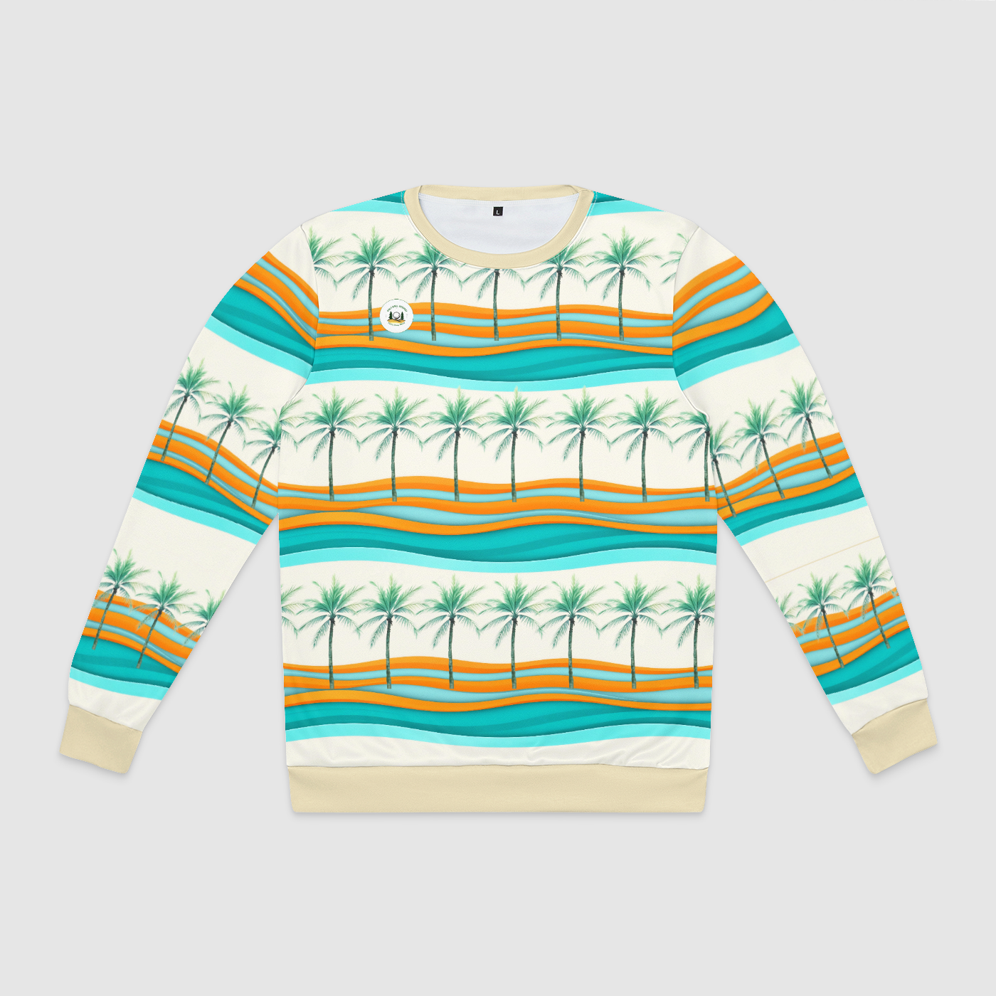 desert palm Unisex Crew Sweatshirt