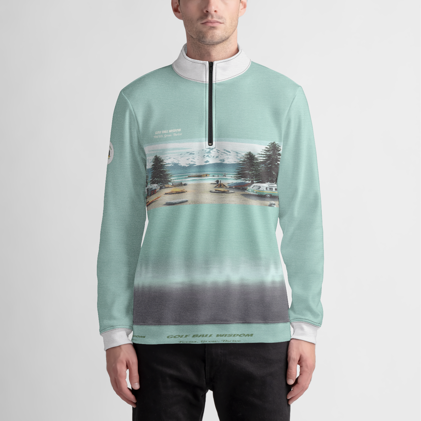 Lake Time Quarter Zip Pullover