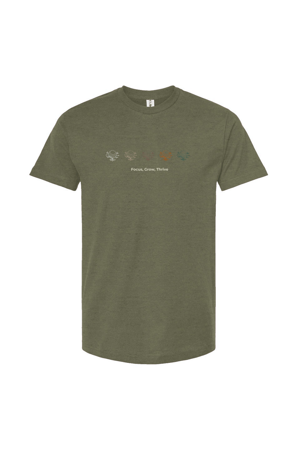 Military green Standard Issue Tee – for the quiet, grounded man
