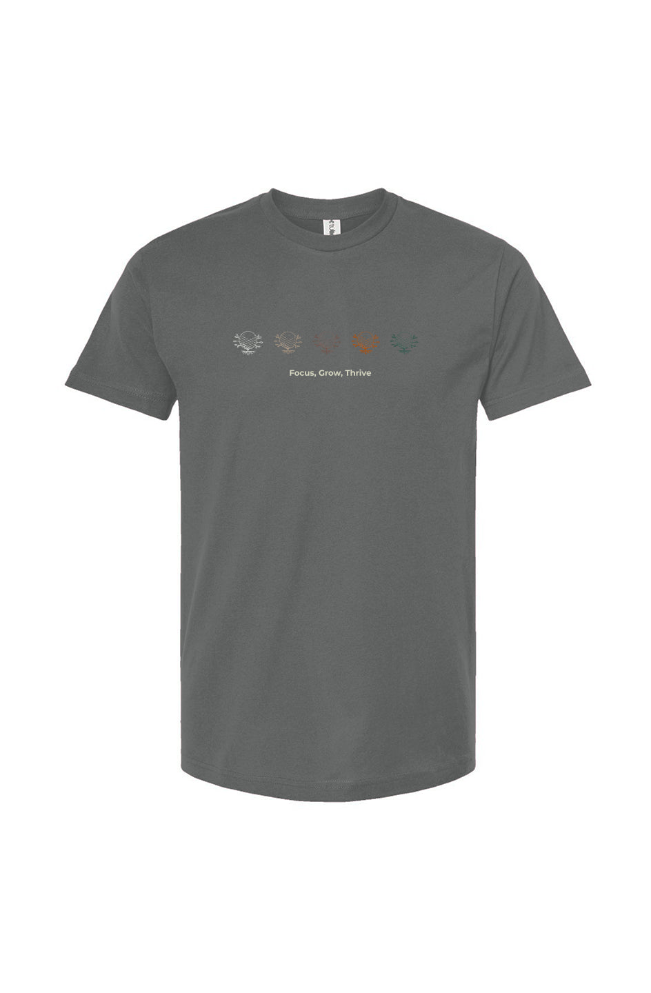 Charcoal Standard Issue Tee – minimalist and unshakable men’s shirt