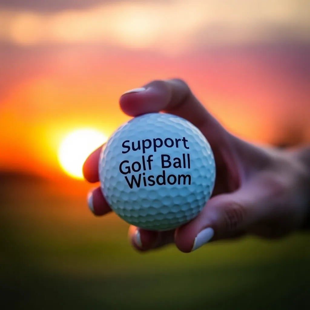 Support Golf Ball Wisdom – Fuel Growth & Impact