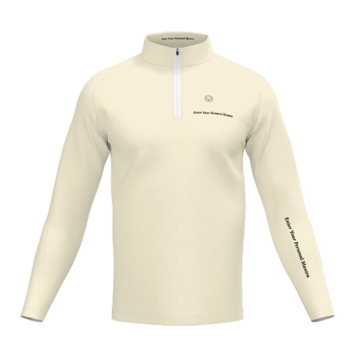 The Fairway Journey 1/4 Zip – Personalized Golf Ball Wisdom Pullover