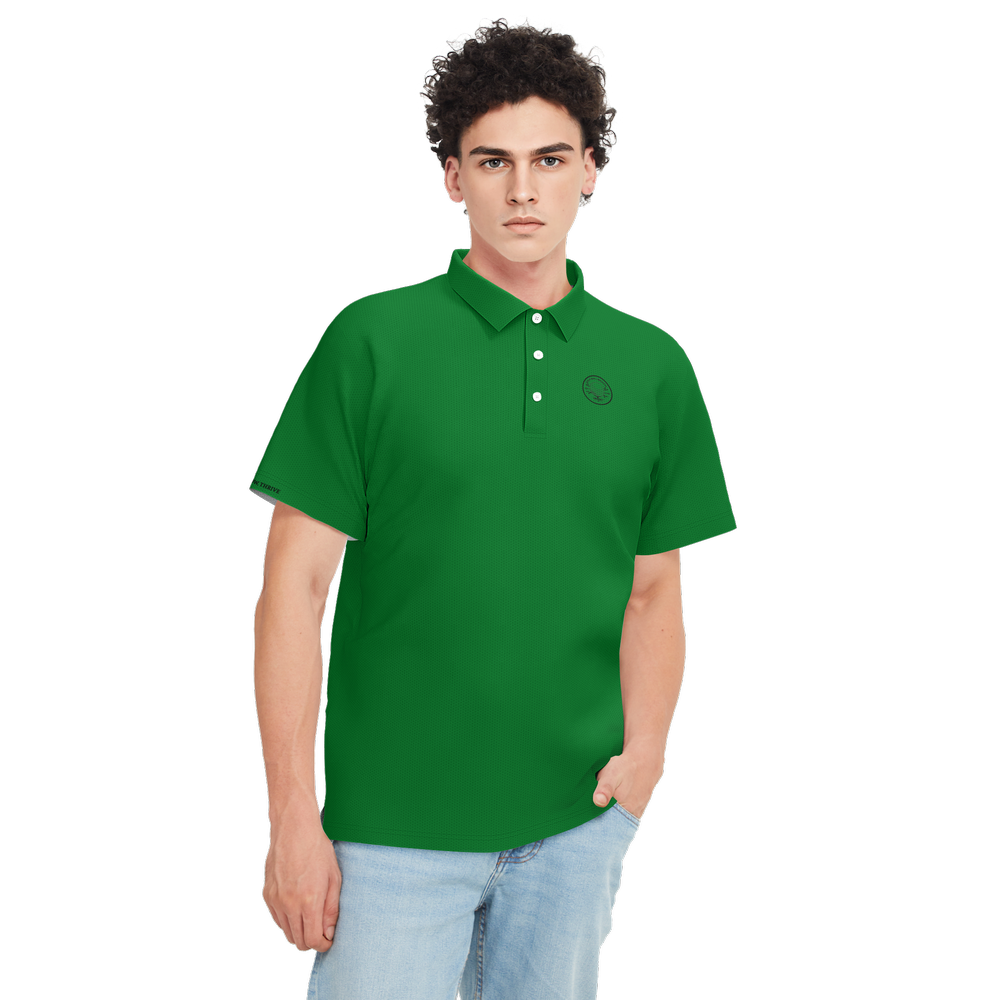 In the woods Mesh Sports Polo Shirt - Golf Ball Wisdom