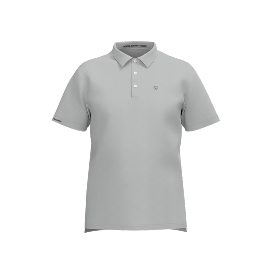 Silver Lining Mesh Polo Shirt - Golf Ball Wisdom