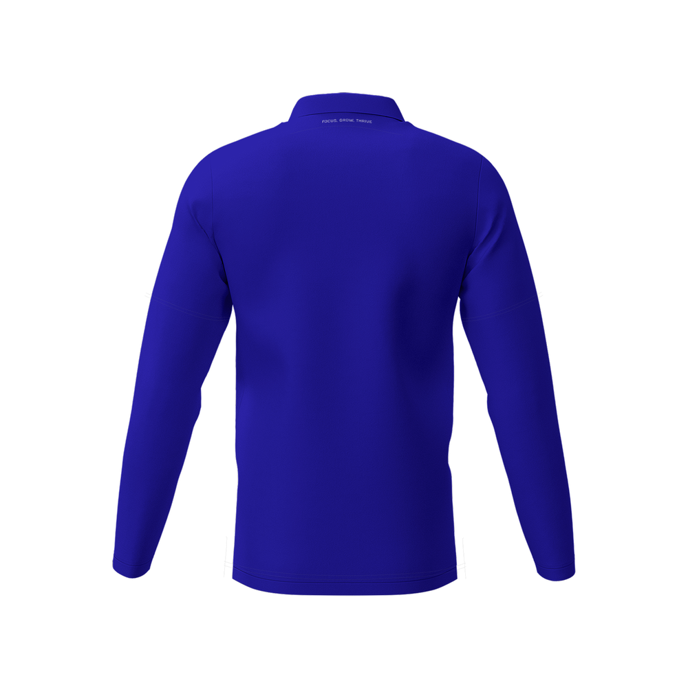 MV  Long-Sleeve Polo Shirt-Cotton Feel