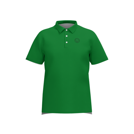 In the woods Mesh Sports Polo Shirt - Golf Ball Wisdom